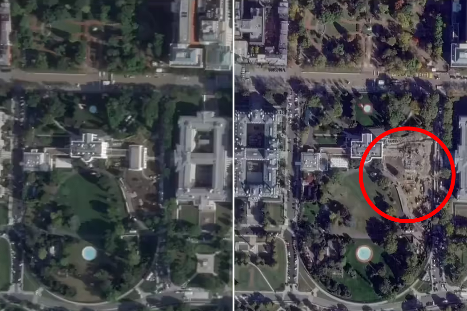 New satellite image reveals a White House wing was torn down for Trump’s ballroom New satellite image reveals a White House wing was torn down for Trump’s ballroom