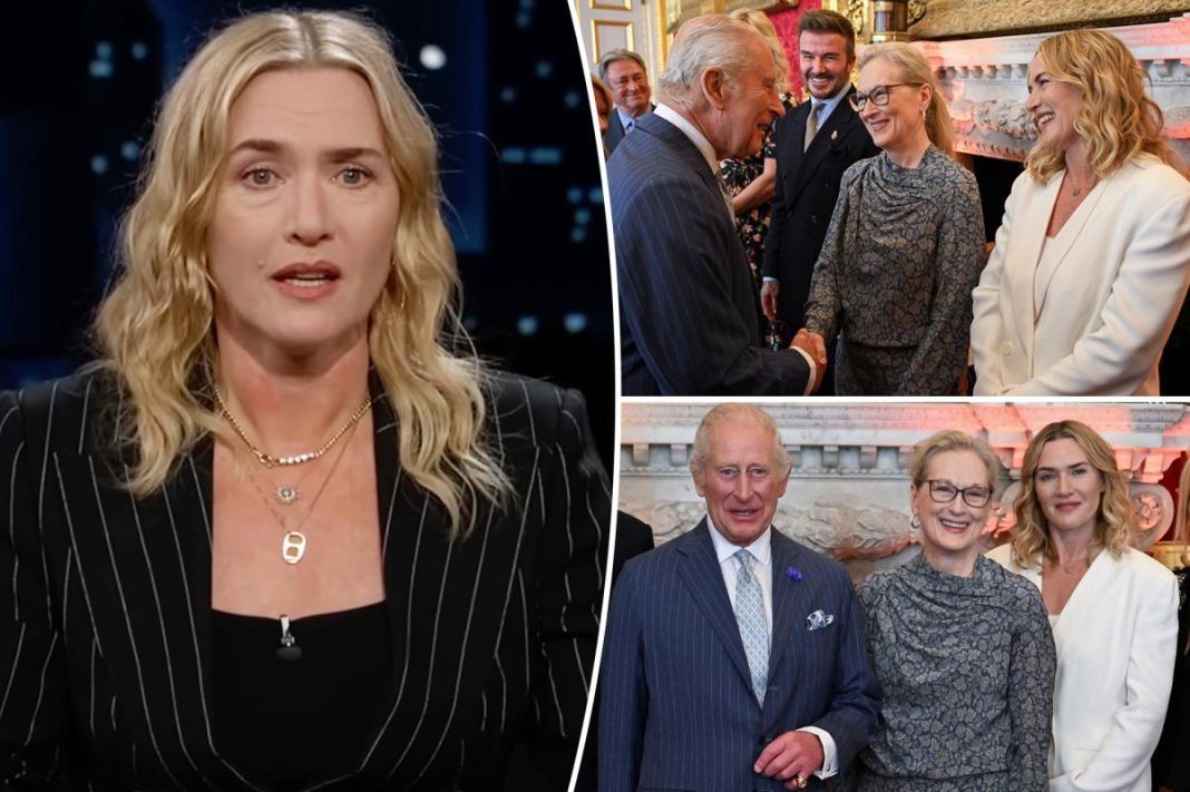 Kate Winslet remembers wearing that see-through outfit to meet King Charles III: 'Oh, my God!'