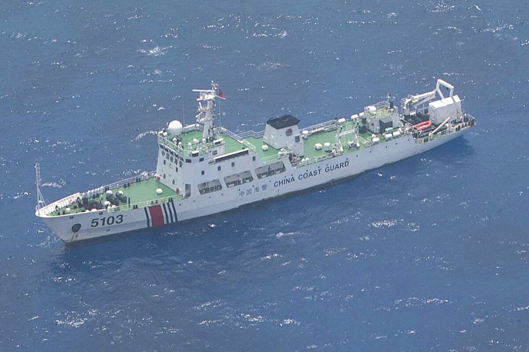 China's ships sailed into waters Japan claims, worsening already tense relations. China's ships sailed into waters Japan claims, worsening already tense relations.