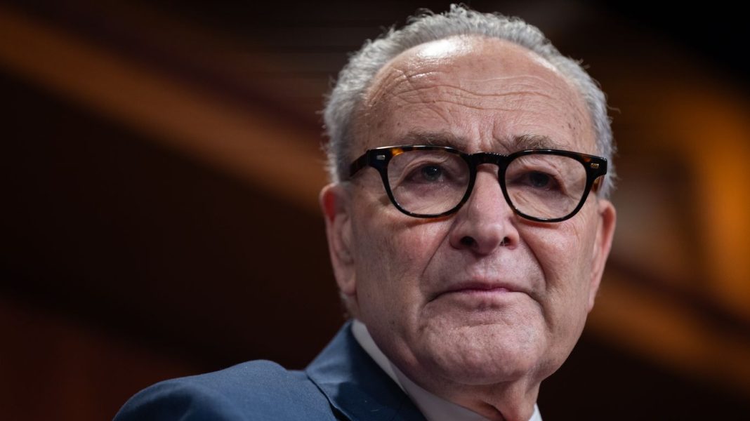 Progressive group MoveOn urges Schumer to step aside