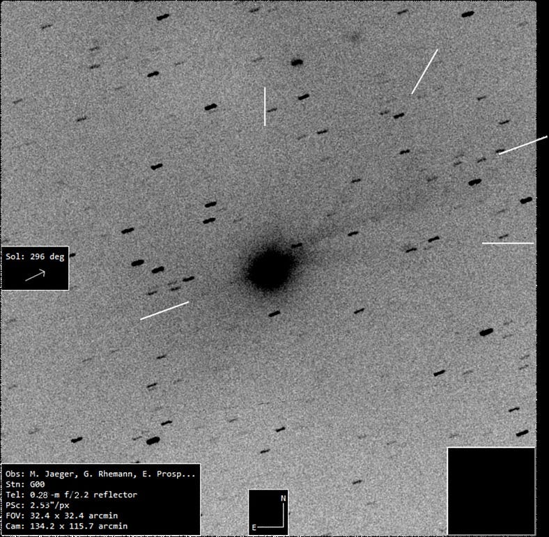 Complex jet bursts from 3I/ATLAS after passing the Sun. Complex jet bursts from 3I/ATLAS after passing the Sun.