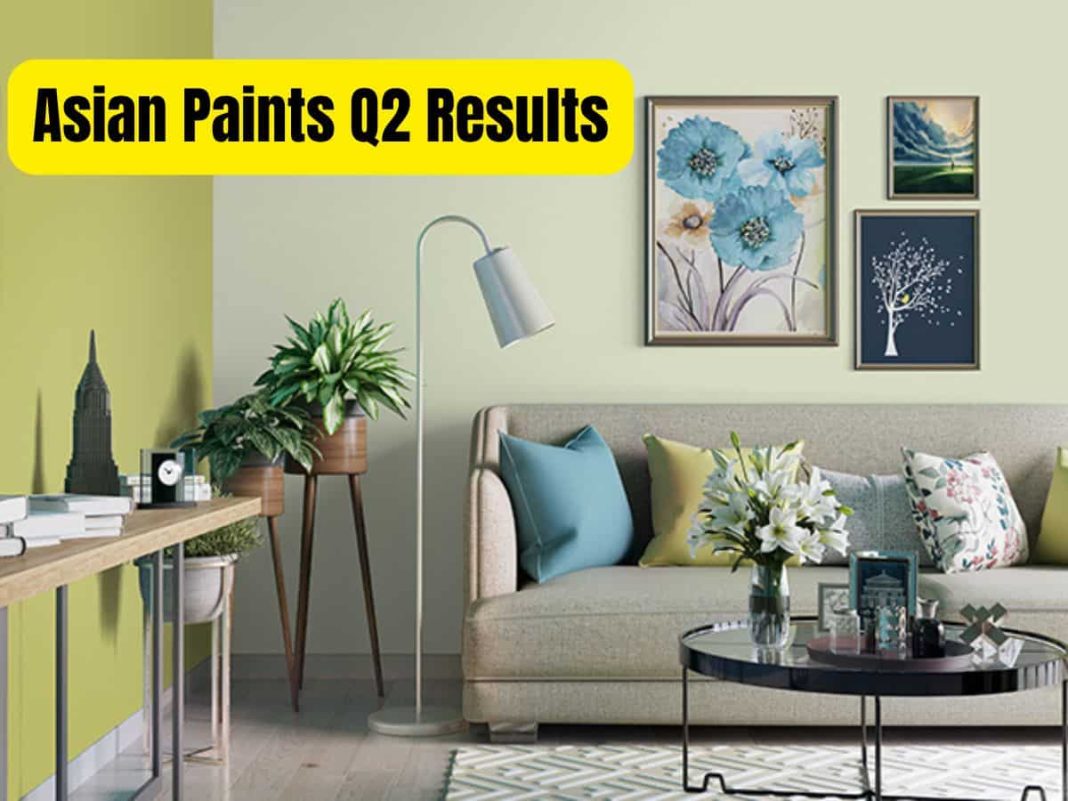 Asian Paints Q2 Results: Net profit rises 43% YoY; Declares 450% dividend payout - Check record date Asian Paints Q2 Results: Net profit rises 43% YoY; Declares 450% dividend payout - Check record date