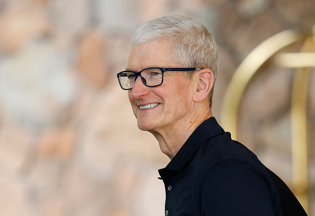 Tim Cook says Apple is open to buying AI companies.