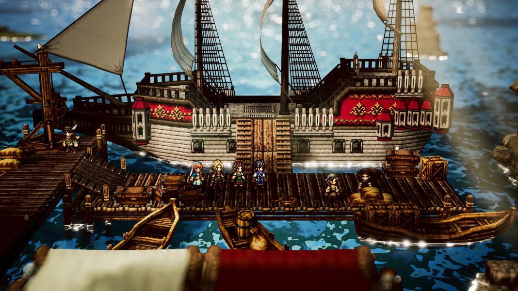 Octopath Traveler 0 details more companions, path actions, amity levels, party chat, and adventures at sea - Gematsu Octopath Traveler 0 details more companions, path actions, amity levels, party chat, and adventures at sea - Gematsu