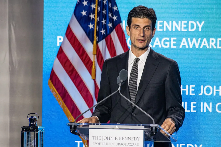 JFK’s grandson, Jack Schlossberg, is running for Congress in New York. JFK’s grandson, Jack Schlossberg, is running for Congress in New York.