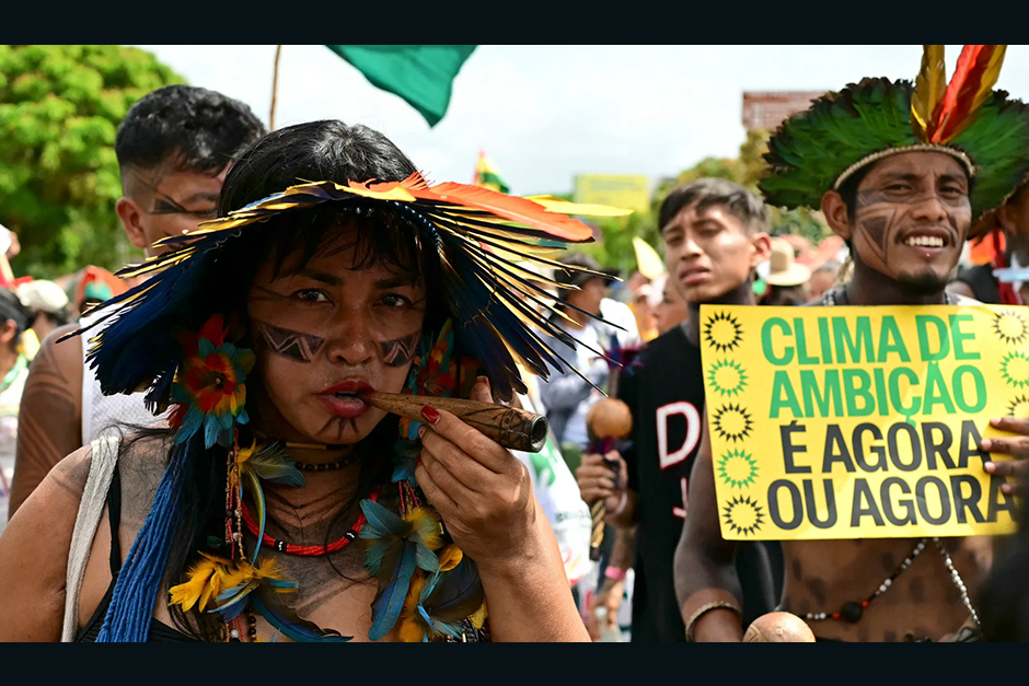 Thousands are marching outside COP30, demanding action. Thousands are marching outside COP30, demanding action.