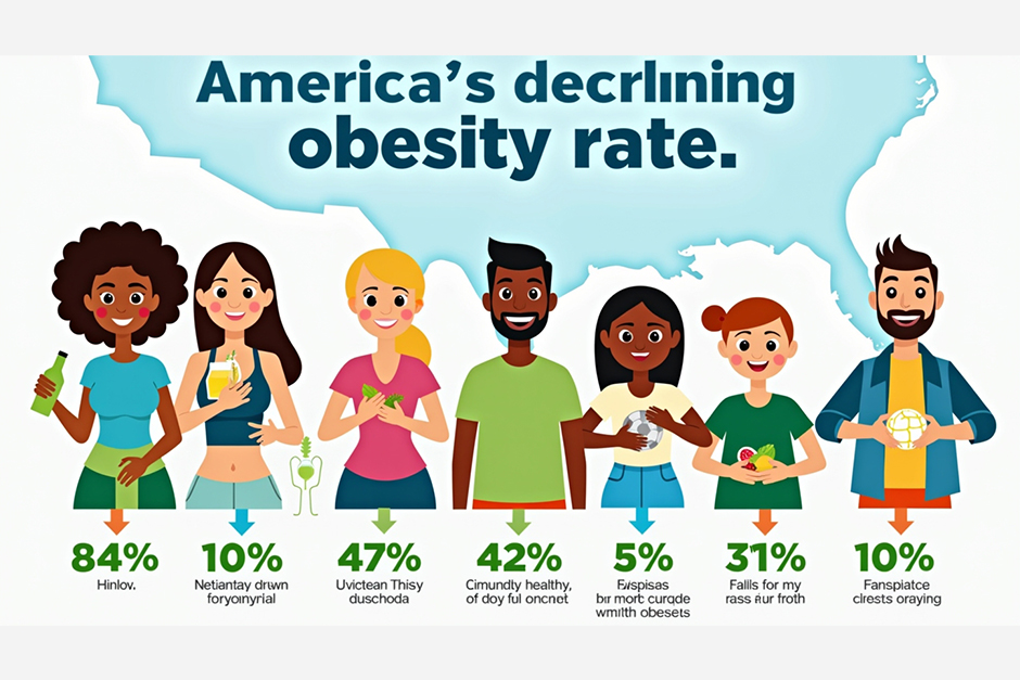 America’s obesity rate is falling