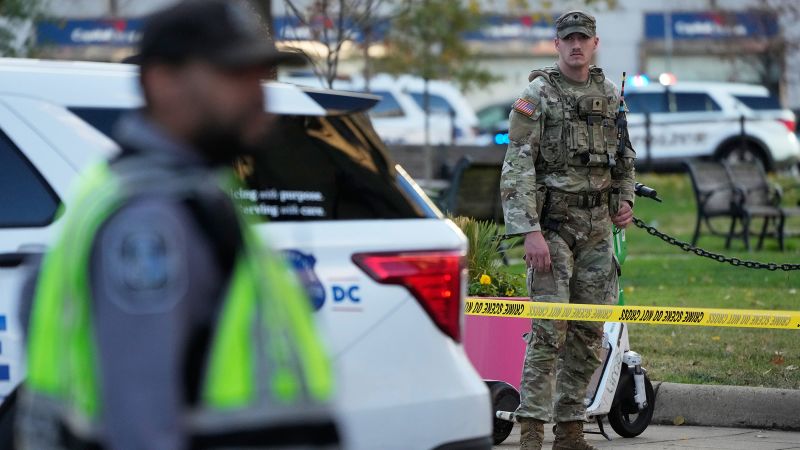 Two National Guardsmen shot in Washington, DC, the DHS chief says.