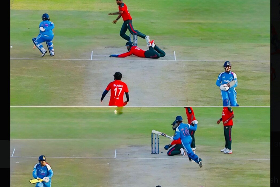 India A all out for 0 in Super Over, Vaibhav Suryavnashi told not to bat; Bangladesh win match of self-destruction