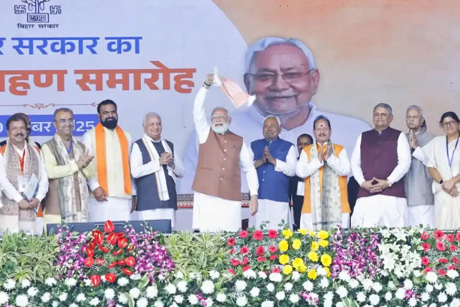 Nitish Kumar to take oath as Bihar CM at Gandhi Maidan today; Modi, Shah to attend