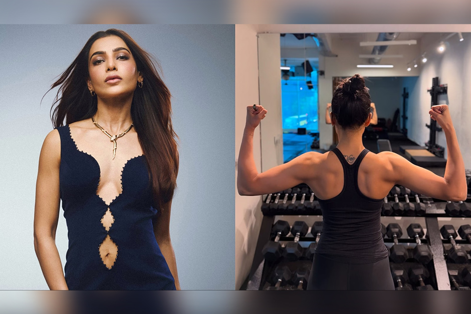 Pic Talk: Samantha’s Powerful Gym Flex Goes Viral, Fans Stunned by Her Transformation