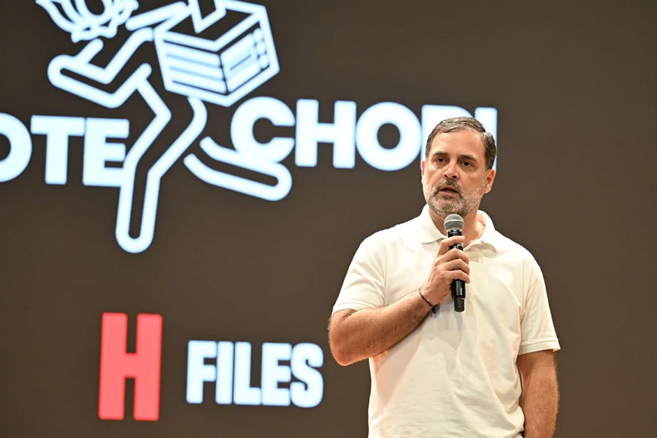 25 lakh vote chori in Haryana’: Rahul Gandhi drops ‘H files’