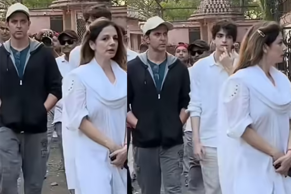 Hrithik Roshan stands by ex-wife Sussanne Khan’s side as she gets emotional after her mum Zarine Khan’s funeral Hrithik Roshan stands by ex-wife Sussanne Khan’s side as she gets emotional after her mum Zarine Khan’s funeral