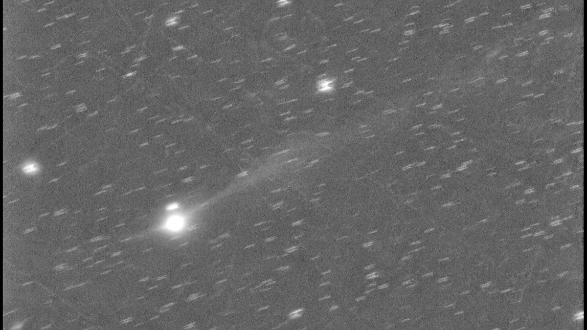 Alien interstellar comet 3I/Atlas invading our Solar System seen from ...