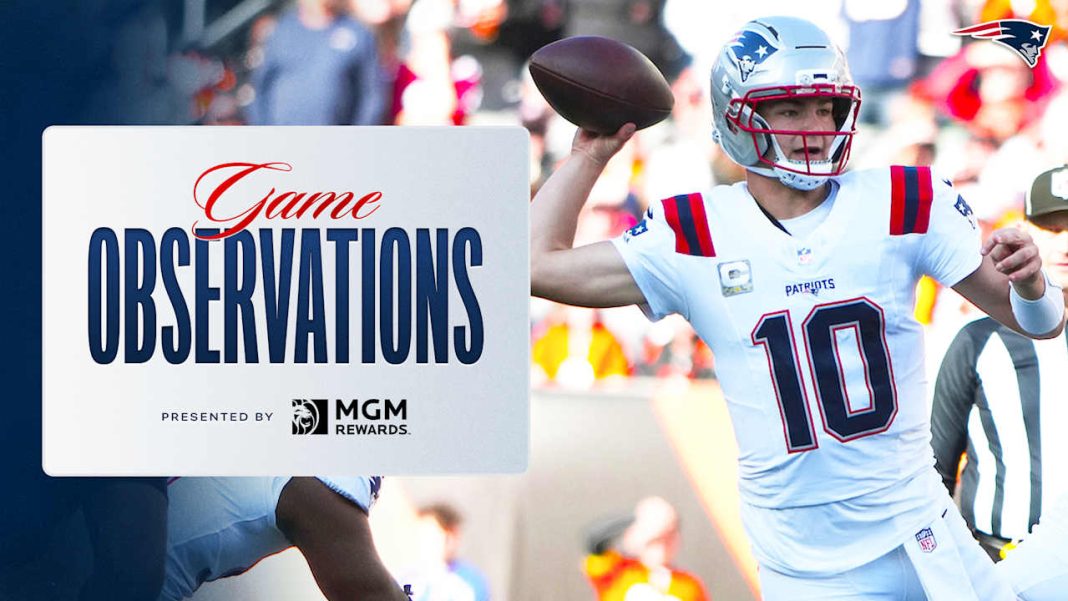 8 Takeaways from the Patriots' Week 12 Win Over the Bengals