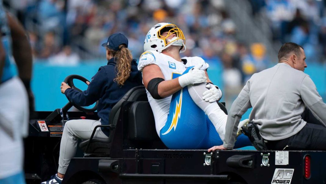 Chargers' Joe Alt done for the season. Chargers' Joe Alt done for the season.
