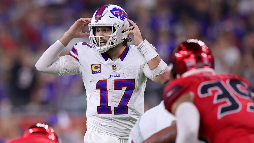 Josh Allen was frustrated the play call came in too late on their failed fourth down.