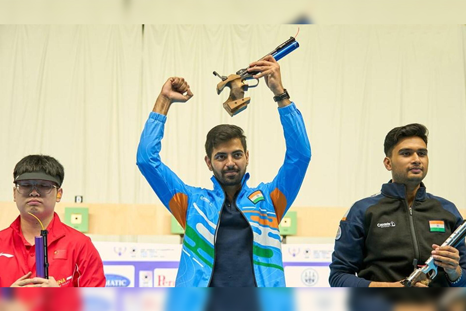 Samrat Rana scripts history, wins India’s first World Championship gold medal in 10m air pistol