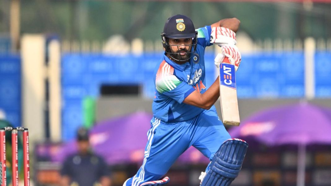 Rohit Sharma breaks Shahid Afridi’s record for most ODI sixes in history