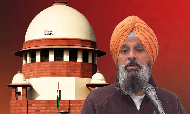Supreme Court Issues Notice On Bail Plea Of Former Punjab Minister Bikram Singh Majithia In Disproportionate Assets Case