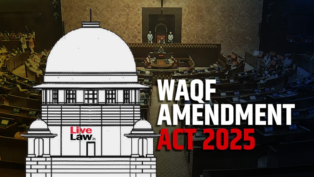 Supreme Court Asks Waqfs To Approach Tribunals To Extend Time To Upload Details On UMEED Portal