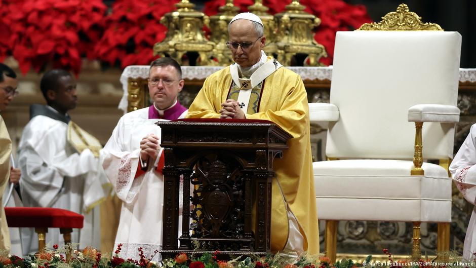 Pope Leo calls out 'distorted economy' during his first Christmas Mass. Pope Leo calls out 'distorted economy' during his first Christmas Mass.