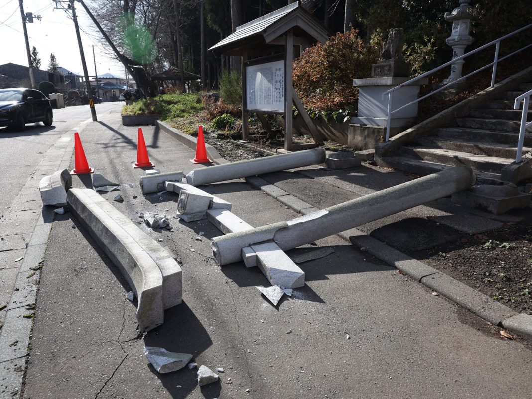 A strong 6.7 magnitude earthquake just hit Japan's northeast, triggering a tsunami warning. A strong 6.7 magnitude earthquake just hit Japan's northeast, triggering a tsunami warning.
