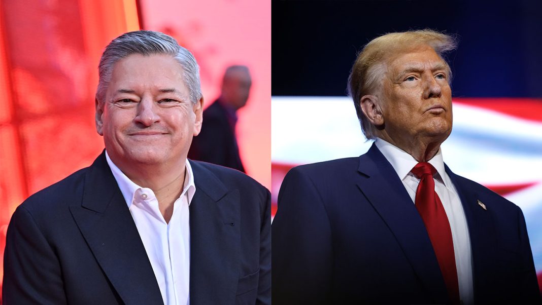 Netflix's Ted Sarandos met with Trump before securing their Warner Bros. movie deal. Netflix's Ted Sarandos met with Trump before securing their Warner Bros. movie deal.