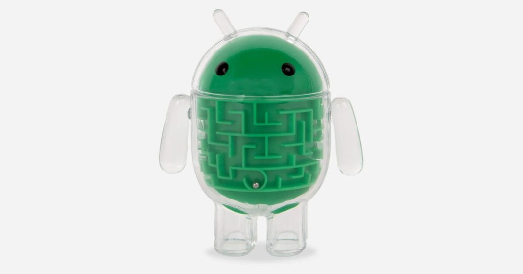 Check out the latest Android figure: It's an awesome little 3D maze!