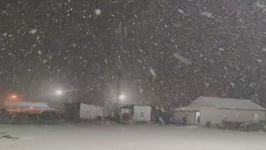 Videos: Kashmir turns white as season's first snowfall ends dry run