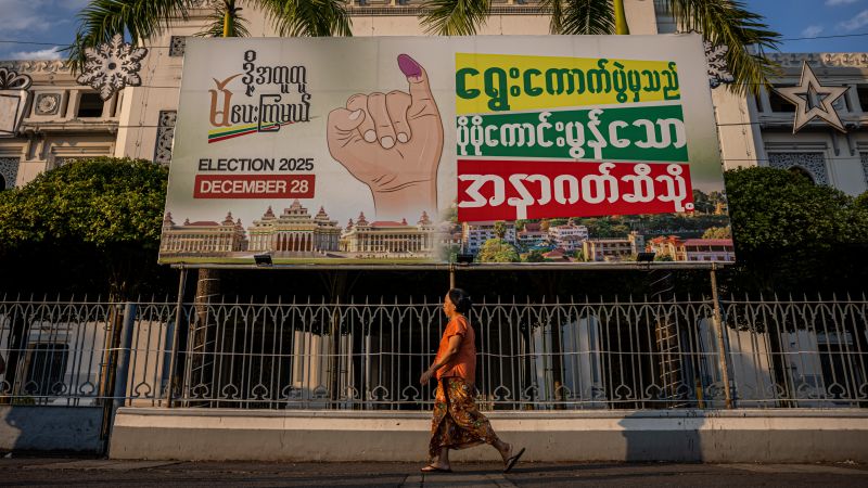 Myanmar’s military junta holds elections as civil war sparked by coup still rages Myanmar’s military junta holds elections as civil war sparked by coup still rages