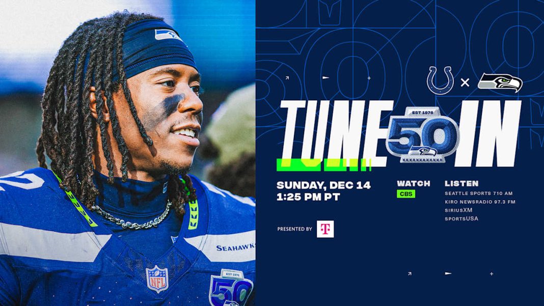 Seahawks vs. Colts Week 15: How to watch, listen, and follow along on Sunday, December 14 – Seattle Seahawks Seahawks vs. Colts Week 15: How to watch, listen, and follow along on Sunday, December 14 – Seattle Seahawks