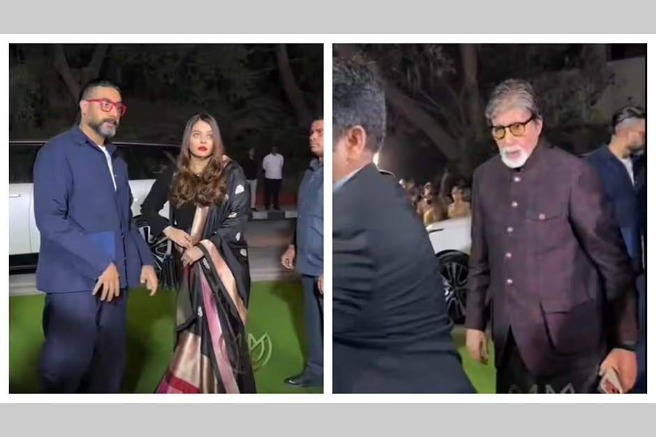 Aaradhya Bachchan looks like a princess in pink as she exits from her annual day with parents Aishwarya Rai Bachchan, Abhishek Bachchan and grandfather Amitabh Bachchan – PICS inside