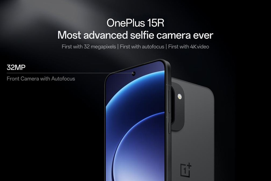 OnePlus 15R to sport a 32 MP selfie camera with 4K video shooting OnePlus 15R to sport a 32 MP selfie camera with 4K video shooting