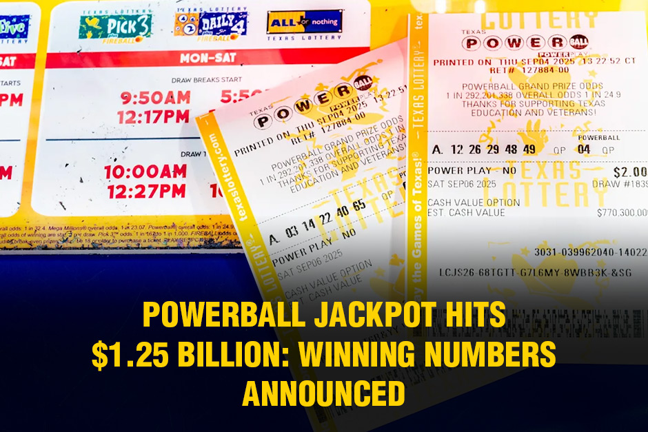 Did you win the $1.25 Powerball jackpot? The numbers are out!