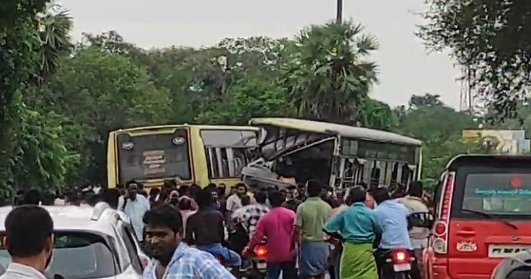 At least 11 dead, over 50 injured after government buses collide in TN's Sivaganga
