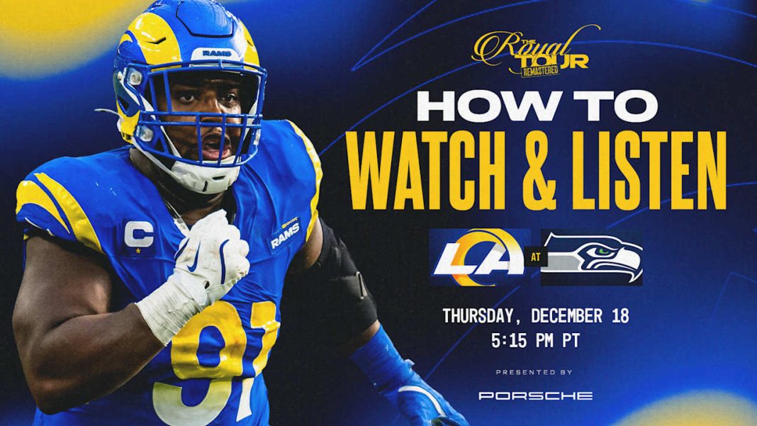 How to Watch, Listen, and Stream the Rams vs. Seahawks Thursday Night Football Game in Week 16