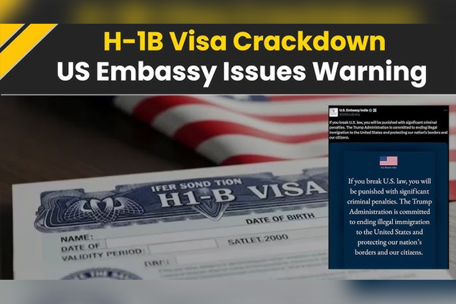 Amid H-1B visa overhaul, US Embassy warns ‘you will be punished with criminal penalties Amid H-1B visa overhaul, US Embassy warns ‘you will be punished with criminal penalties
