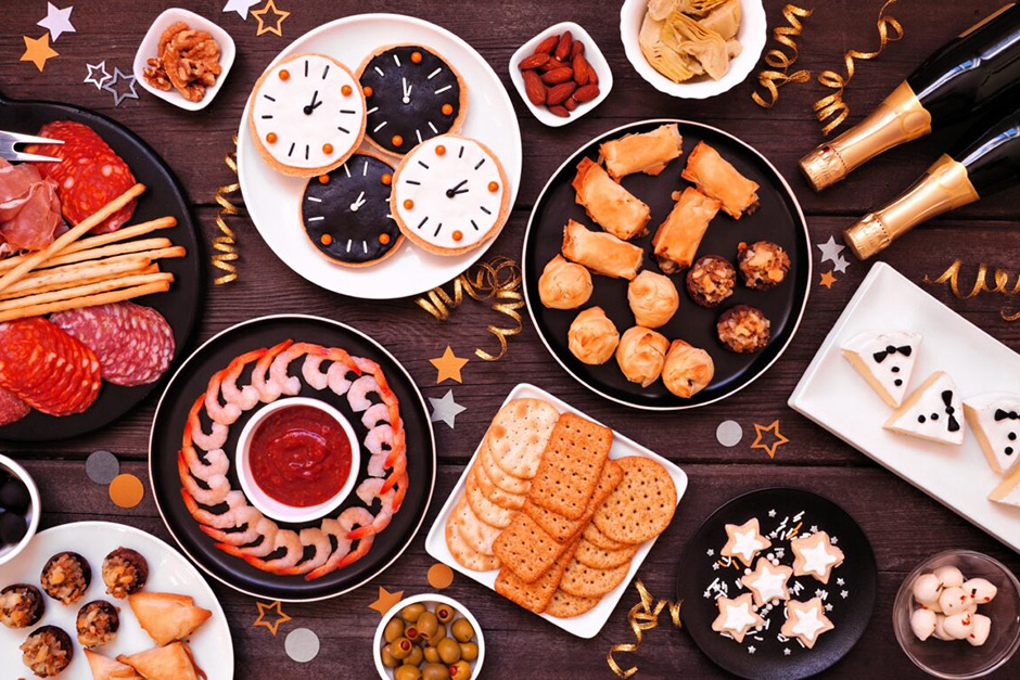 Fuel your New Year’s Eve celebration with these 12 delicious bites. Fuel your New Year’s Eve celebration with these 12 delicious bites.