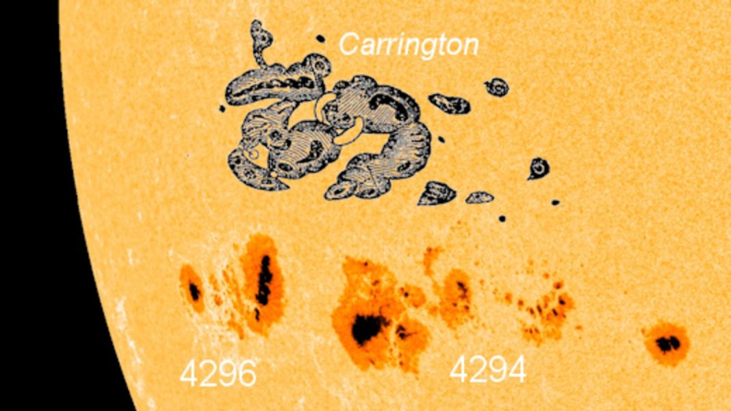 Giant sunspot on par with the one that birthed the Carrington Event has appeared on the sun — and it's pointed right at Earth - Live Science Giant sunspot on par with the one that birthed the Carrington Event has appeared on the sun — and it's pointed right at Earth - Live Science