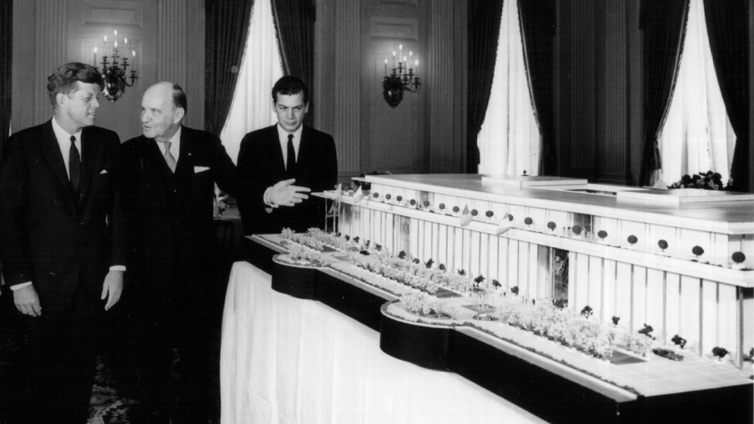 You know it as the Kennedy Center, but three presidents actually shaped it.