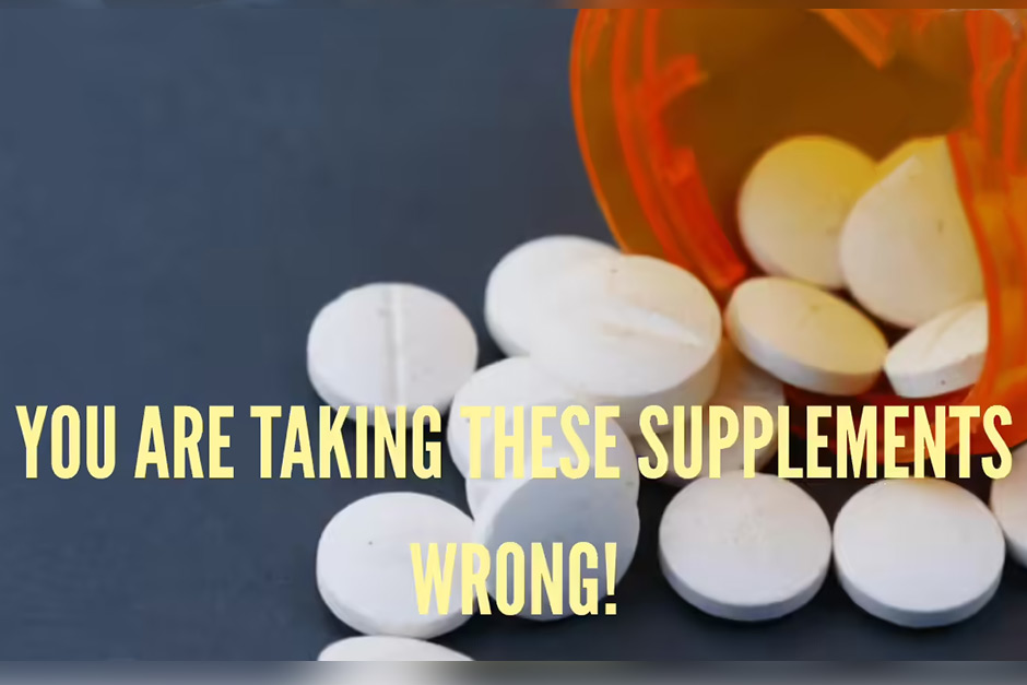 You are taking these 3 supplements wrong, reveals top doctor and longevity expert You are taking these 3 supplements wrong, reveals top doctor and longevity expert