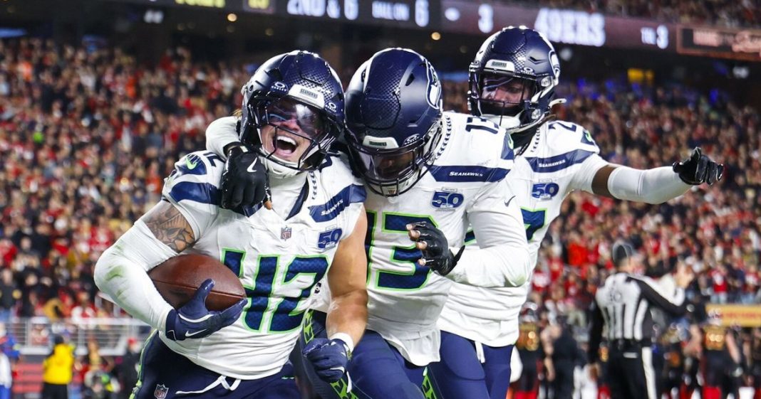 Seahawks are NFC West champs and the top playoff seed, thanks to beating the 49ers! Seahawks are NFC West champs and the top playoff seed, thanks to beating the 49ers!