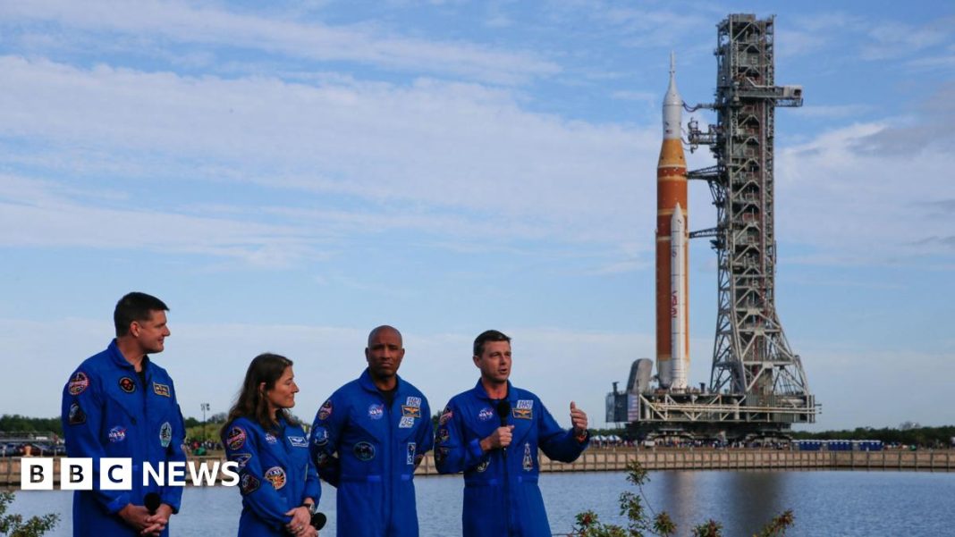 NASA's Artemis II rocket is rolling out to the launch pad for the first crewed Moon mission in decades! Follow live.