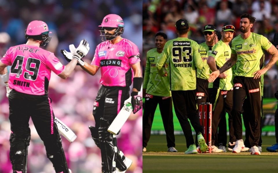 BBL 2025-26: Match 37, SIX vs THU Match Prediction