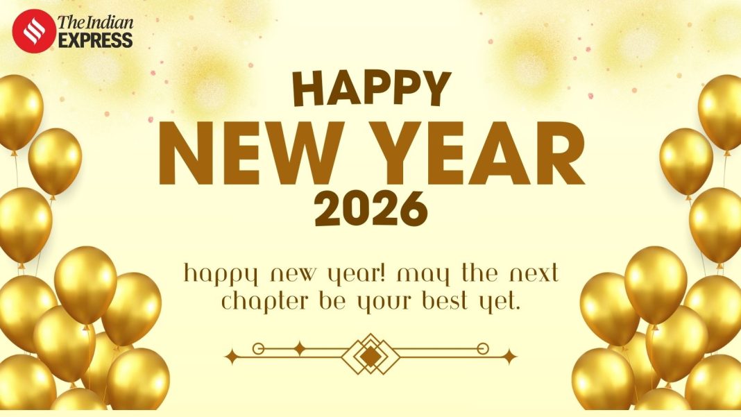 Happy New Year 2026 Wishes, Images, Status, Quotes LIVE: Share these Photos, Messages, and Greetings with Family and Friends Happy New Year 2026 Wishes, Images, Status, Quotes LIVE: Share these Photos, Messages, and Greetings with Family and Friends