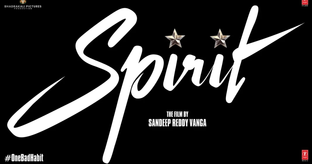 Prabhas’ Spirit: Sandeep Reddy Vanga teases fans about the first look poster