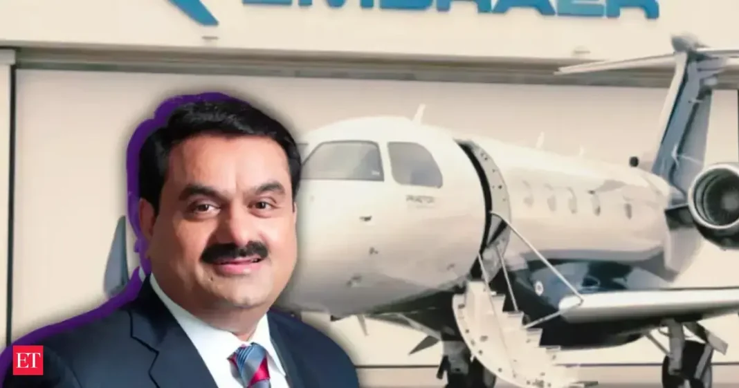 Adani takes a bigger bet on India’s skies with Embraer pact to build commercial planes Adani takes a bigger bet on India’s skies with Embraer pact to build commercial planes