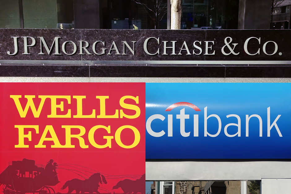 Banks like Citi and JPMorgan drop after Trump calls for a cap on credit card interest rates.