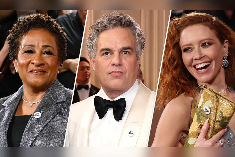 Celebrities are wearing pins to protest ICE at the Golden Globes.